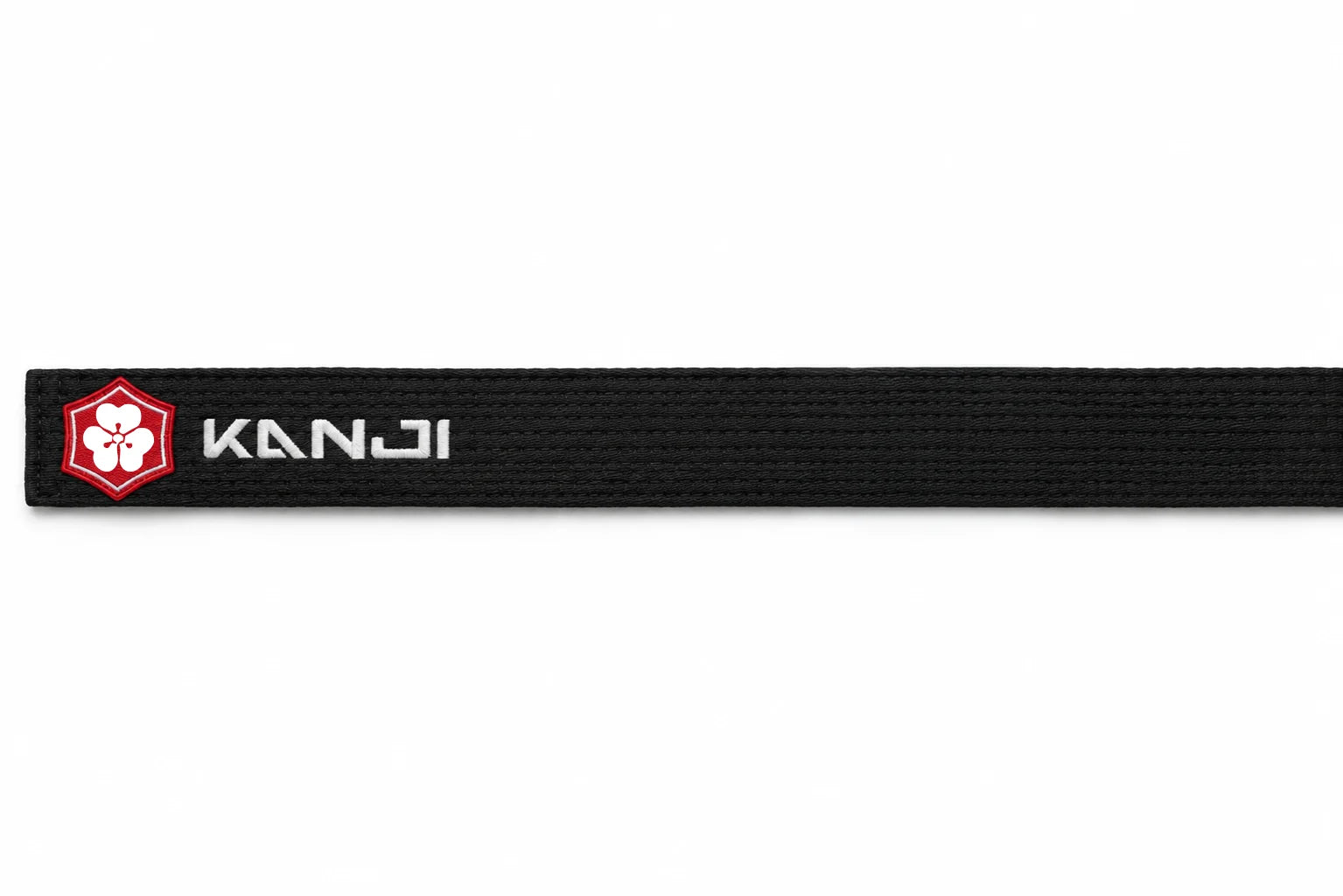 Custom logo artwork prepared for a Kanjibrand belt